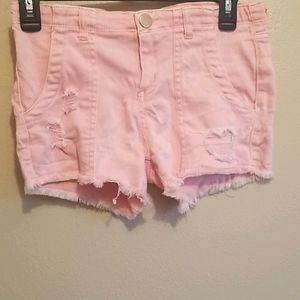 Pink copper key shorts